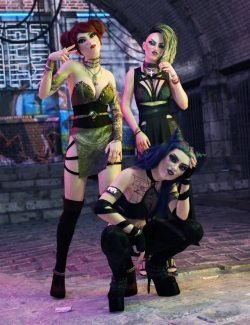 FF's Bad Girls Poses for Maeve and Genesis 8 Female