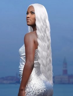 dForce Mermaid Hair for Genesis 8 and 8.1 Females