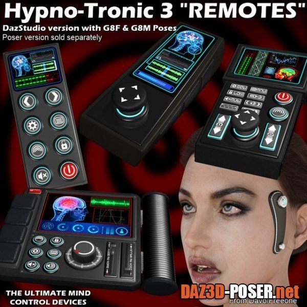Dawnload Hypno-Tronic 3" - Remote Controls For DazStudio for free
