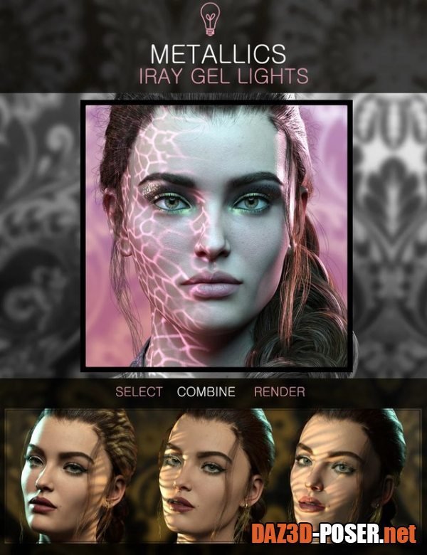 Dawnload Metallic Gel Portrait Lighting for Iray for free