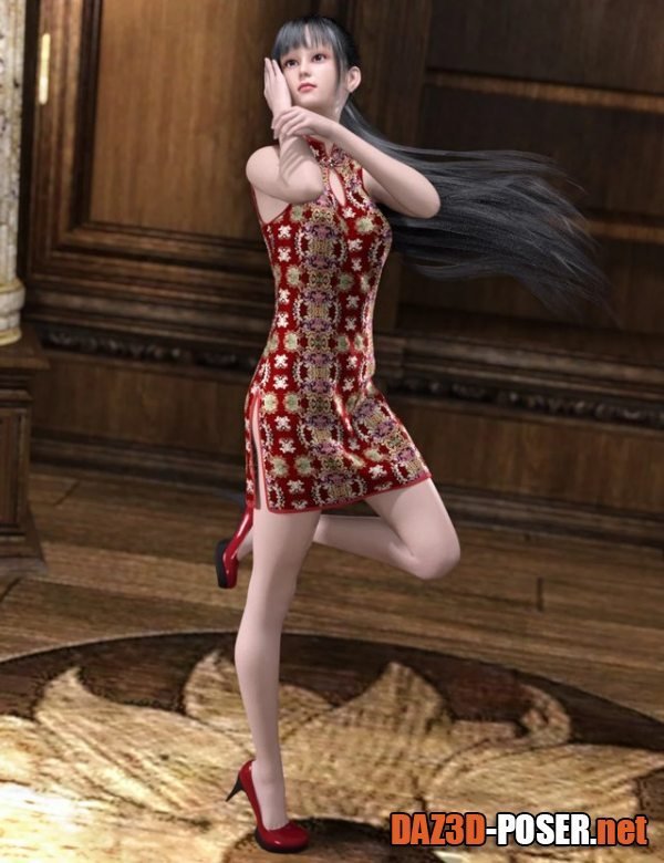Dawnload dForce East Wind Outfit for Genesis 8 Female(s) for free