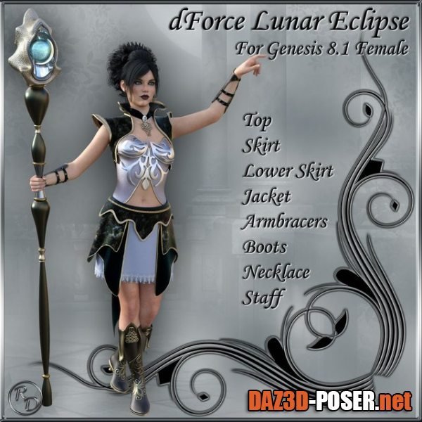 Dawnload dForce Lunar Eclipse for Genesis 8.1 Female for free