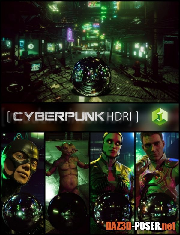 Dawnload Cyberpunk HDRI for free