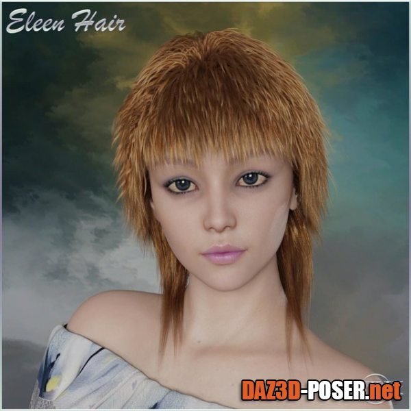 Dawnload Prae-Eleen Hair for Genesis 8 for free