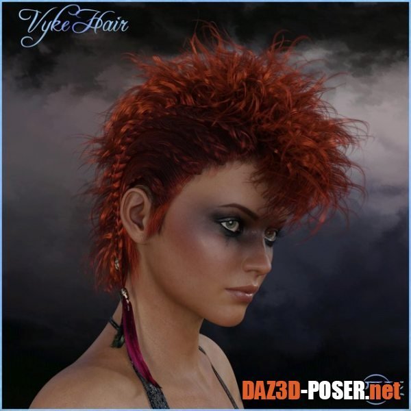 Dawnload Prae-Vyke Hair For G8 Daz for free