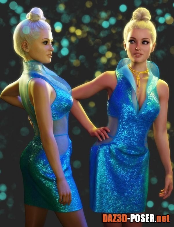Dawnload dForce Sizzler Outfit for Genesis 8 Females for free