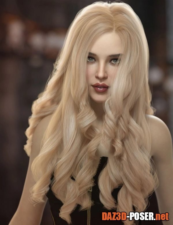 Dawnload Oneida Hair for Genesis 3, 8, and 8.1 Females for free