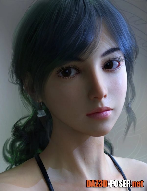 Dawnload Vo Xiao Hua HD and Hair for Genesis 8.1 Female for free