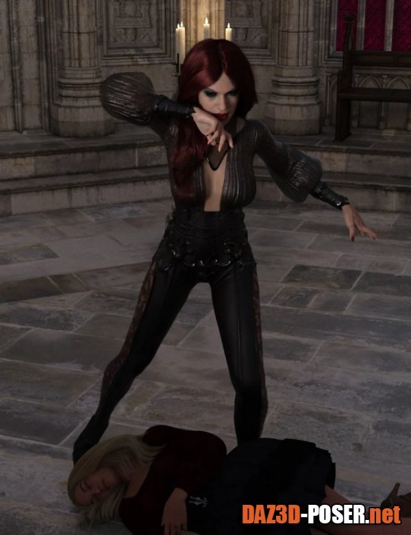 Dawnload Vampiresque Poses for Genesis 8 Female for free