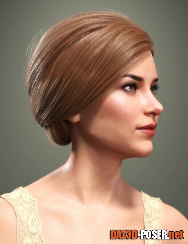 Dawnload SP Hair 017 for Genesis 3 and 8 Females for free