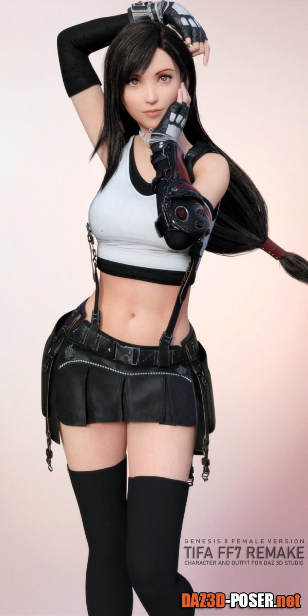 Dawnload FF7 Tifa for G8F for free