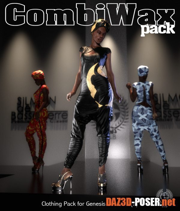 Dawnload COMBIWAX Pack for Genesis 3 Females for free