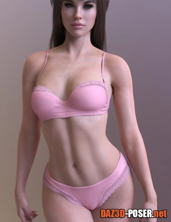 Dawnload X-Fashion Spicy Lingerie Set for Genesis 8 and 8.1 Females for free