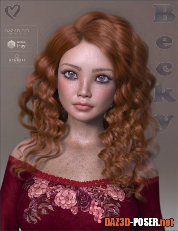 Dawnload TDT-Becky for Genesis 8 Female for free