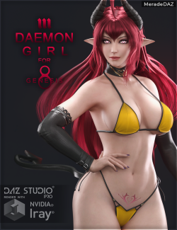 Daemon Girl for Genesis 8 and 8.1 Female