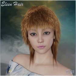 Prae-Eleen Hair for Genesis 8