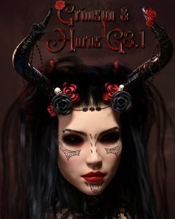 Crimson and Horns for Genesis 8.1 Female