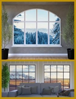 WinterScapes Backdrops Volume 2