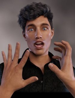 Head & Hands Poses for Genesis 8.1 Male