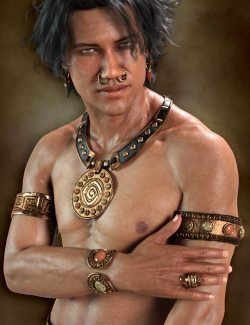 Chieftain Jewelry for Genesis 8 Male(s)