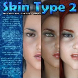 Exnem Skin Type 2 for Genesis 8.1 Female