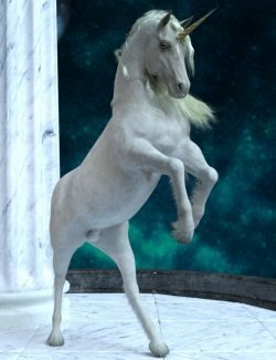 Unicorn Poses for Daz Horse 2
