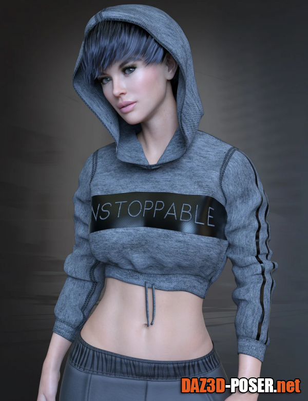 Dawnload dForce X-Fashion Urban Outfit for Genesis 8 and 8.1 Females for free