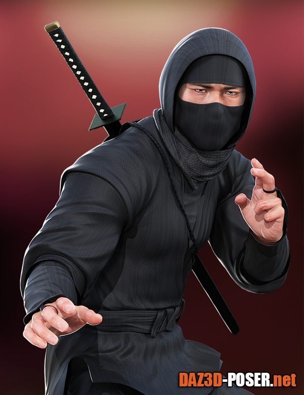 Dawnload Ninja Animations for Genesis 8 for free