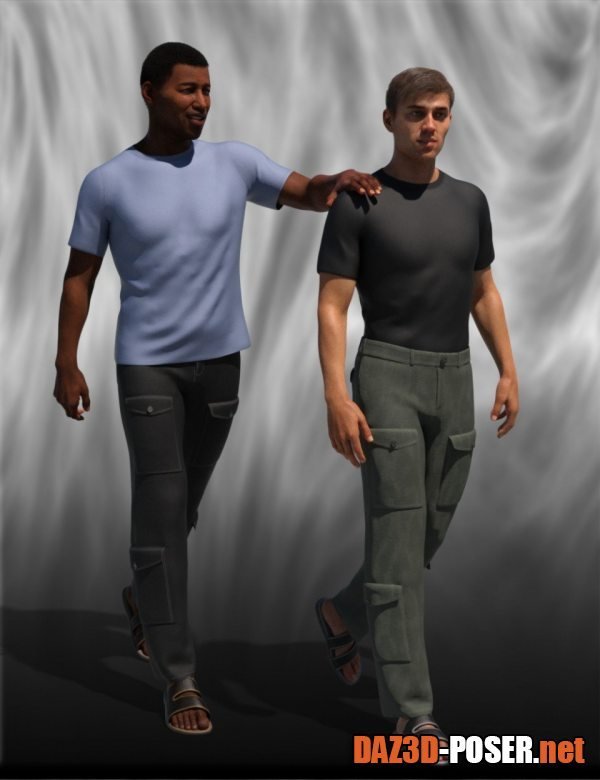 Dawnload dForce Downtime Casual for Genesis 8 Male(s) for free