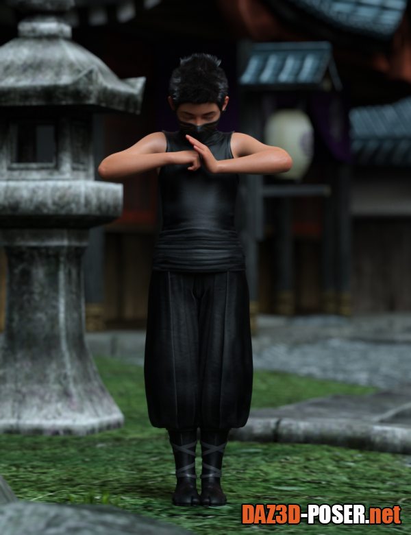 Dawnload Little Ninja Poses for Kayden HD 8.1 for free