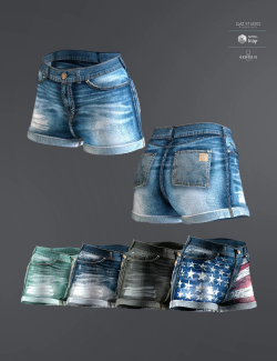 AJC Pro Skate Shorts for Genesis 8 and 8.1 Females