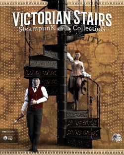 Steampunk Collection Victorian Spiral Staircase DS