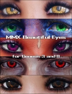 MMX Beautiful Eyes for Genesis 3 and 8