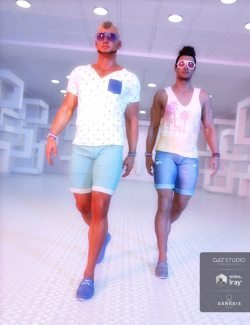 Model Magazine Poses for Genesis 3 and 8 Male(s)