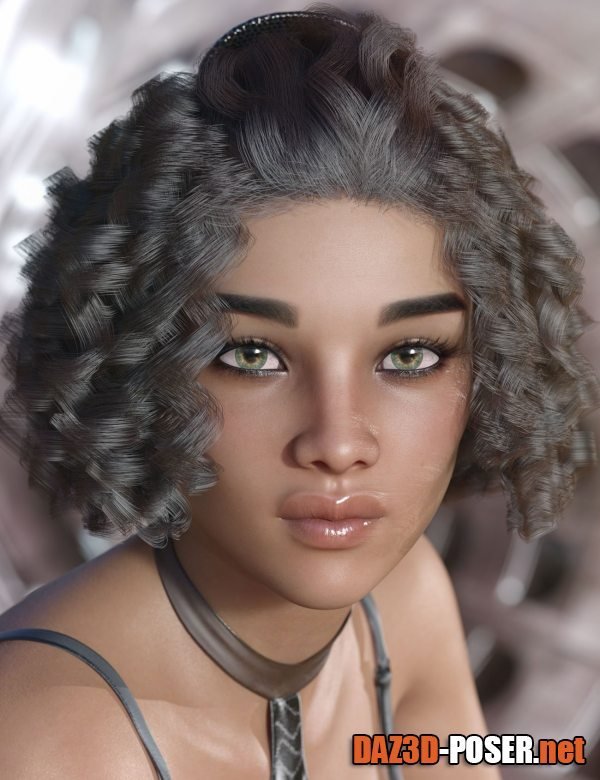 Dawnload dForce Deja Hair for Genesis 3 and 8 Female(s) for free