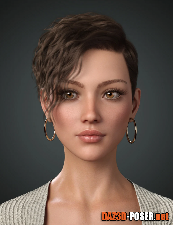 Dawnload Beatris Hair For Genesis 8 and 8.1 Female for free