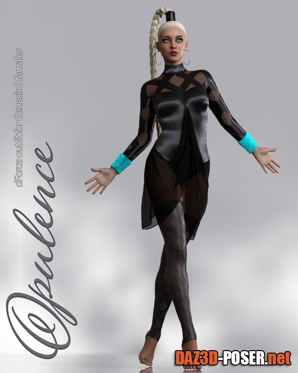Dawnload Opulence dForce Outfit for Genesis 8 Female(s) for free