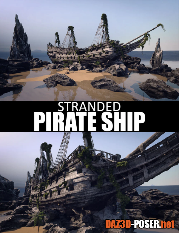 Dawnload Stranded Pirate Ship for free