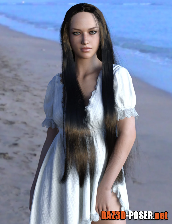 Dawnload MRL dForce Long Hair for Genesis 8 Female(s) for free