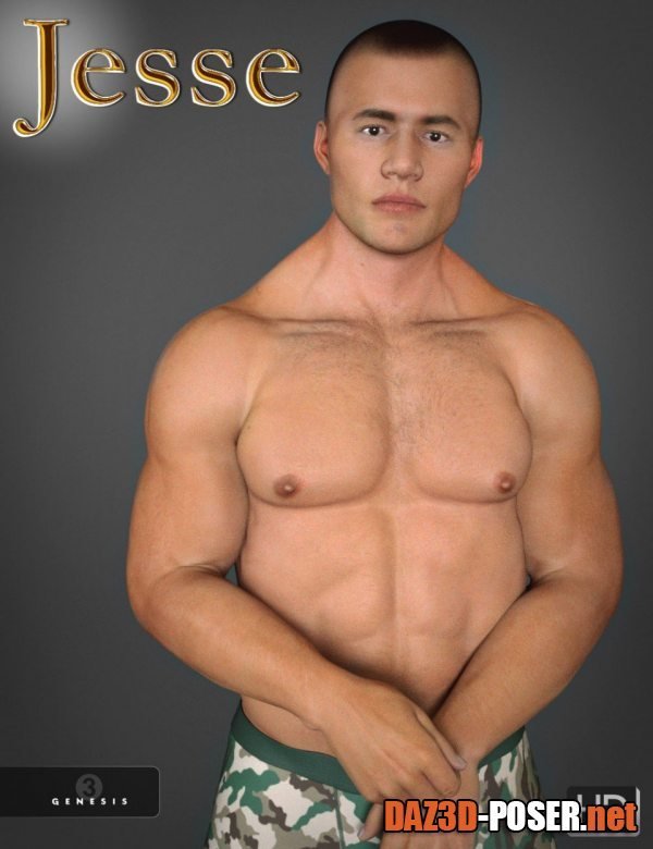 Dawnload M3D Jesse HD for Genesis 3 Male for free