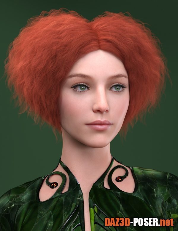 Dawnload Cordiform Hair for Genesis 8 Female for free