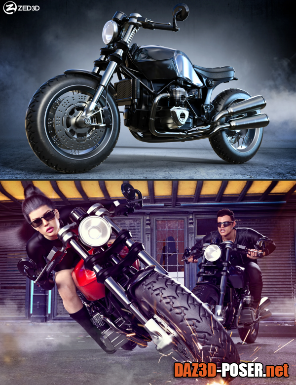 Dawnload Z Modern Roadster Motorbike and Poses for free