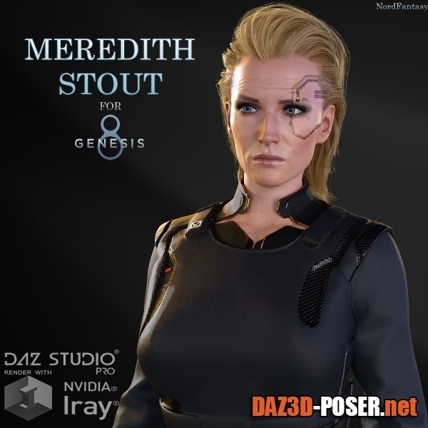 Dawnload Meredith Stout (Cyberpunk2077) - GENESIS 8 DAZ for free