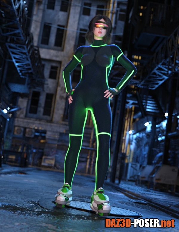 Dawnload Cyber Punk 0000 for Genesis 8 and 8.1 Female for free