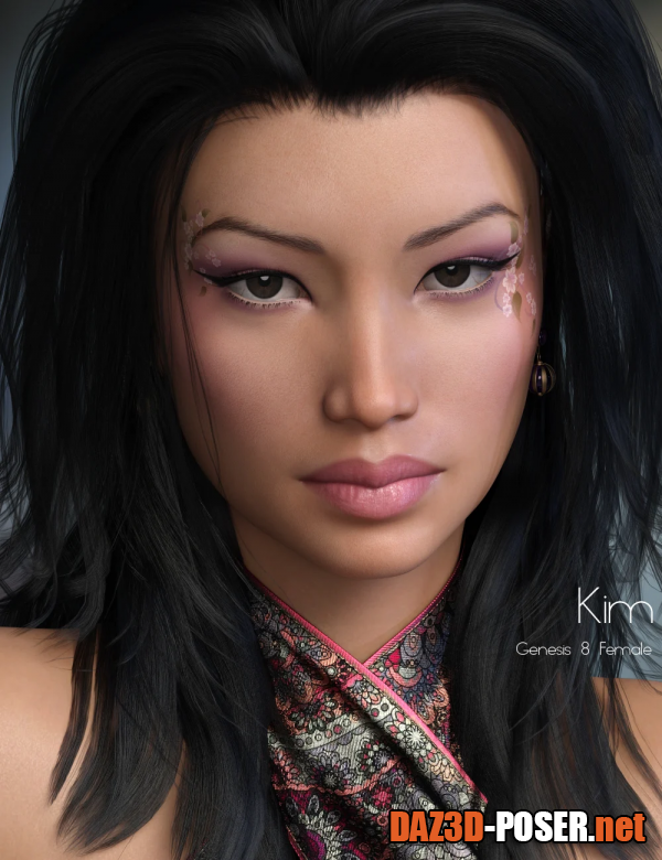 Dawnload P3D Kim for Genesis 8 Female for free