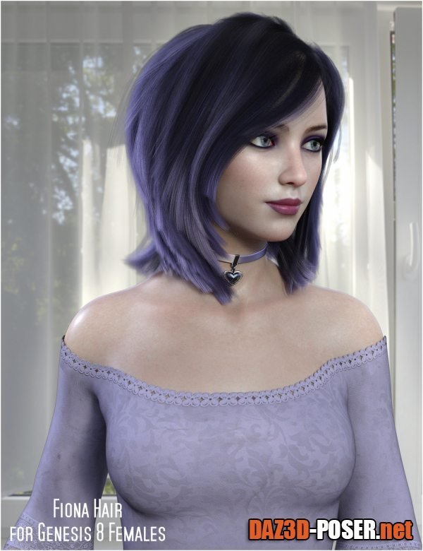 Dawnload Fiona Hair for Genesis 8 Females for free