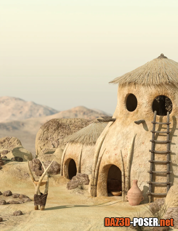 Dawnload v176 Desert Tribe Hut for free