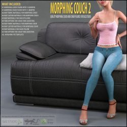 Morphing Couch 2 for Daz Studio