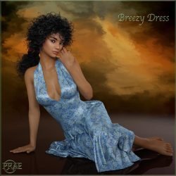 Prae-Breezy Dforce Dress For G8F Daz