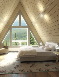 Modern Attic Bedroom